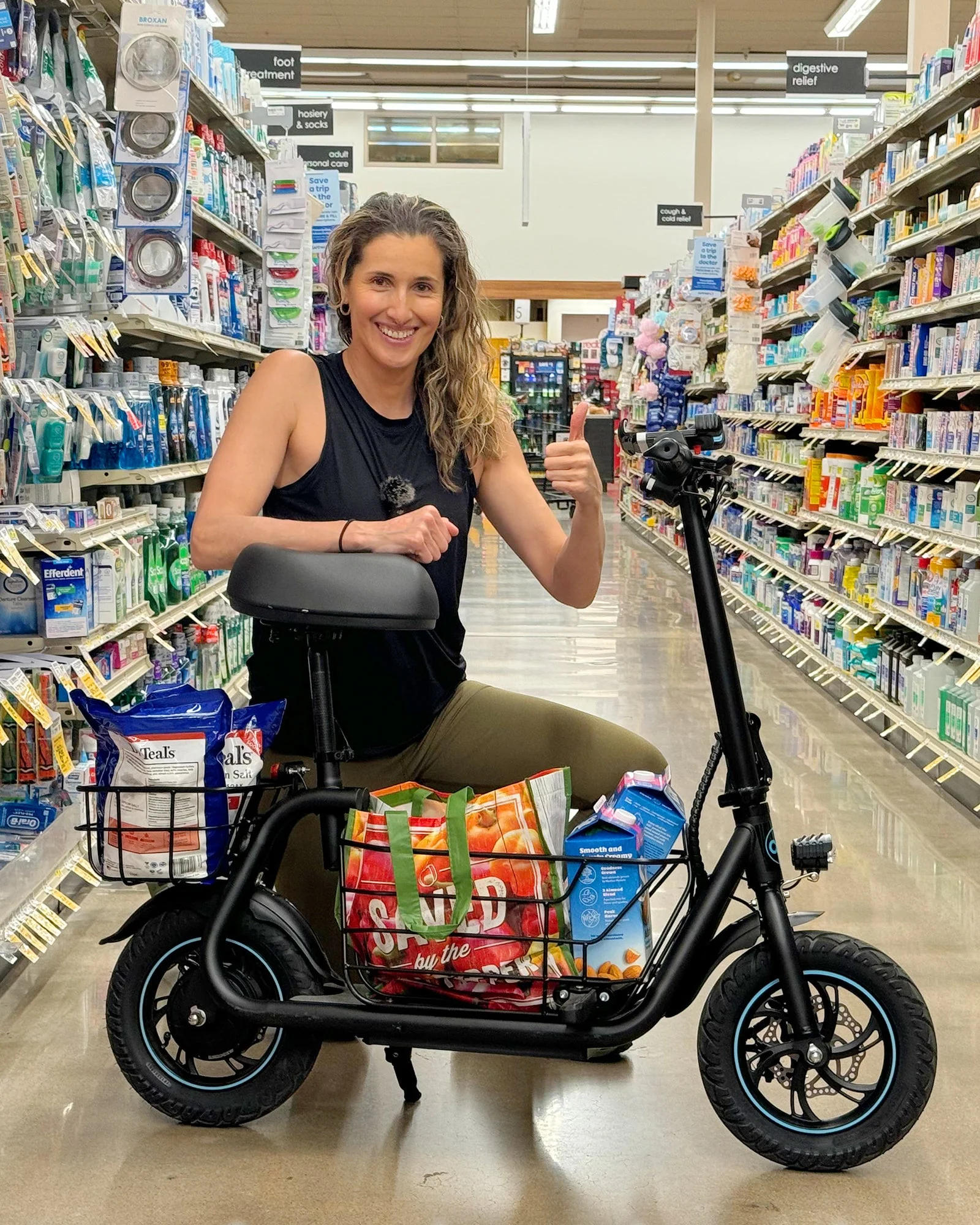 Gyroor C1 Electric Scooter – 450W, Seat & Rear Basket - Image 18