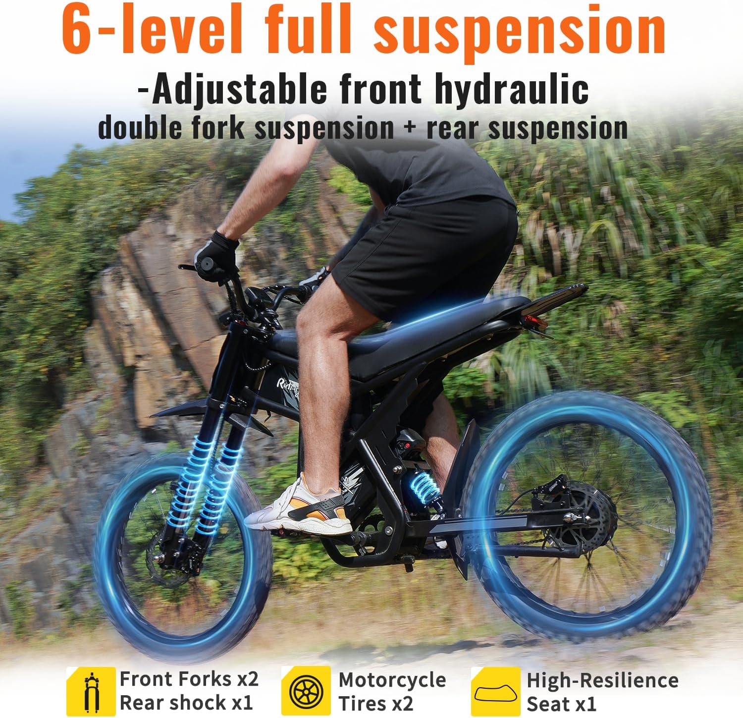 Gyroor 2400W Electric Dirt Bike Trail Rider Essentials Kit - Image 3