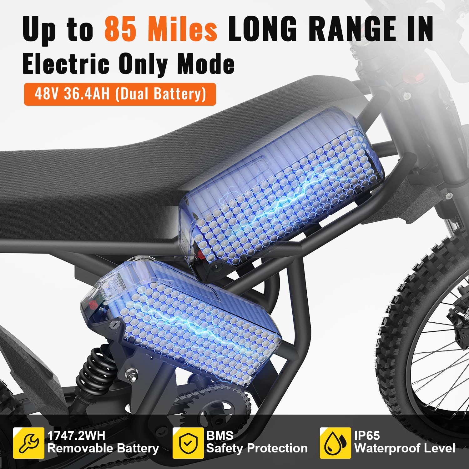Gyroor 2400W Electric Dirt Bike Trail Rider Essentials Kit - Image 4