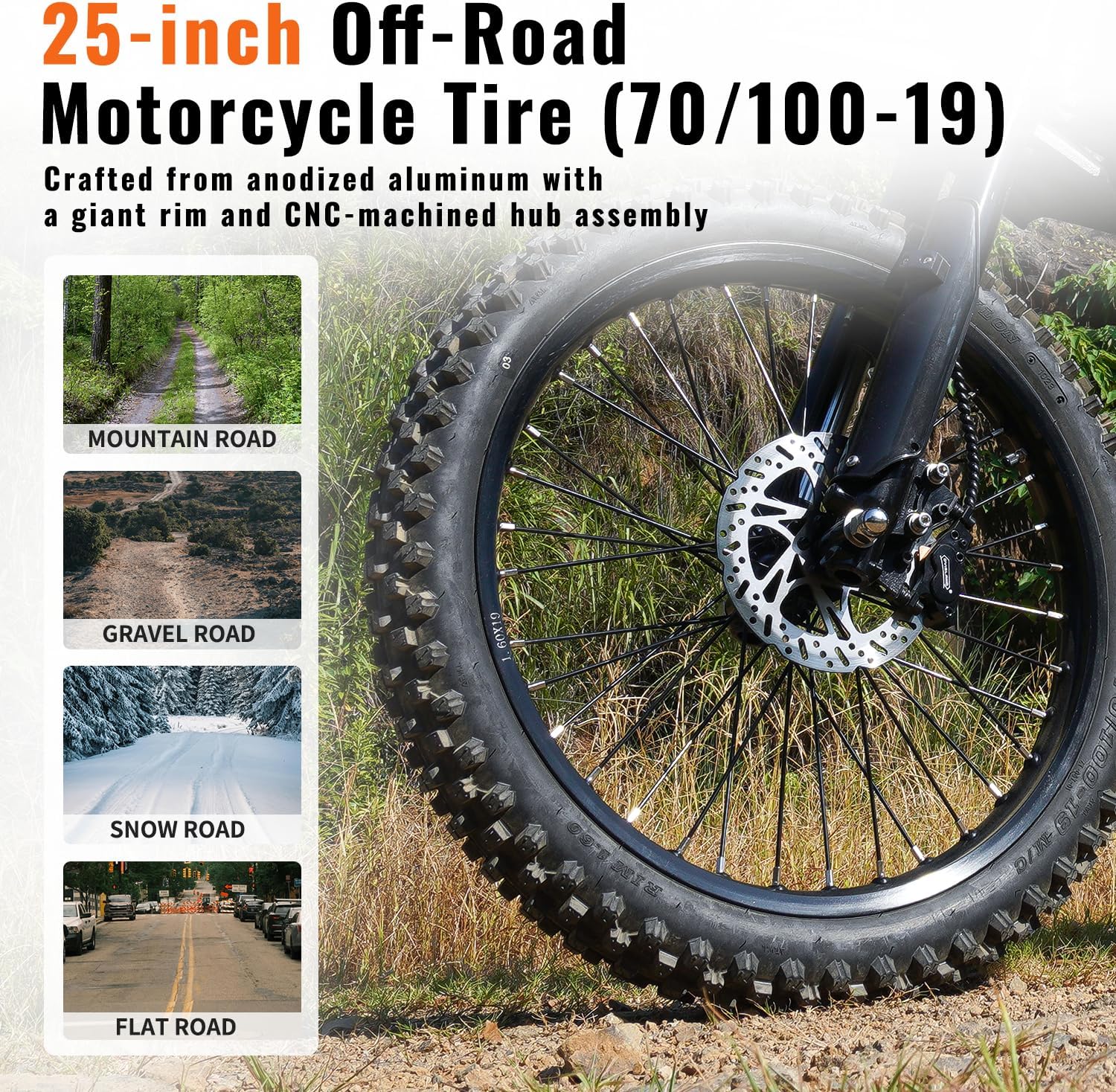 Gyroor 2400W Electric Dirt Bike Trail Rider Essentials Kit - Image 6