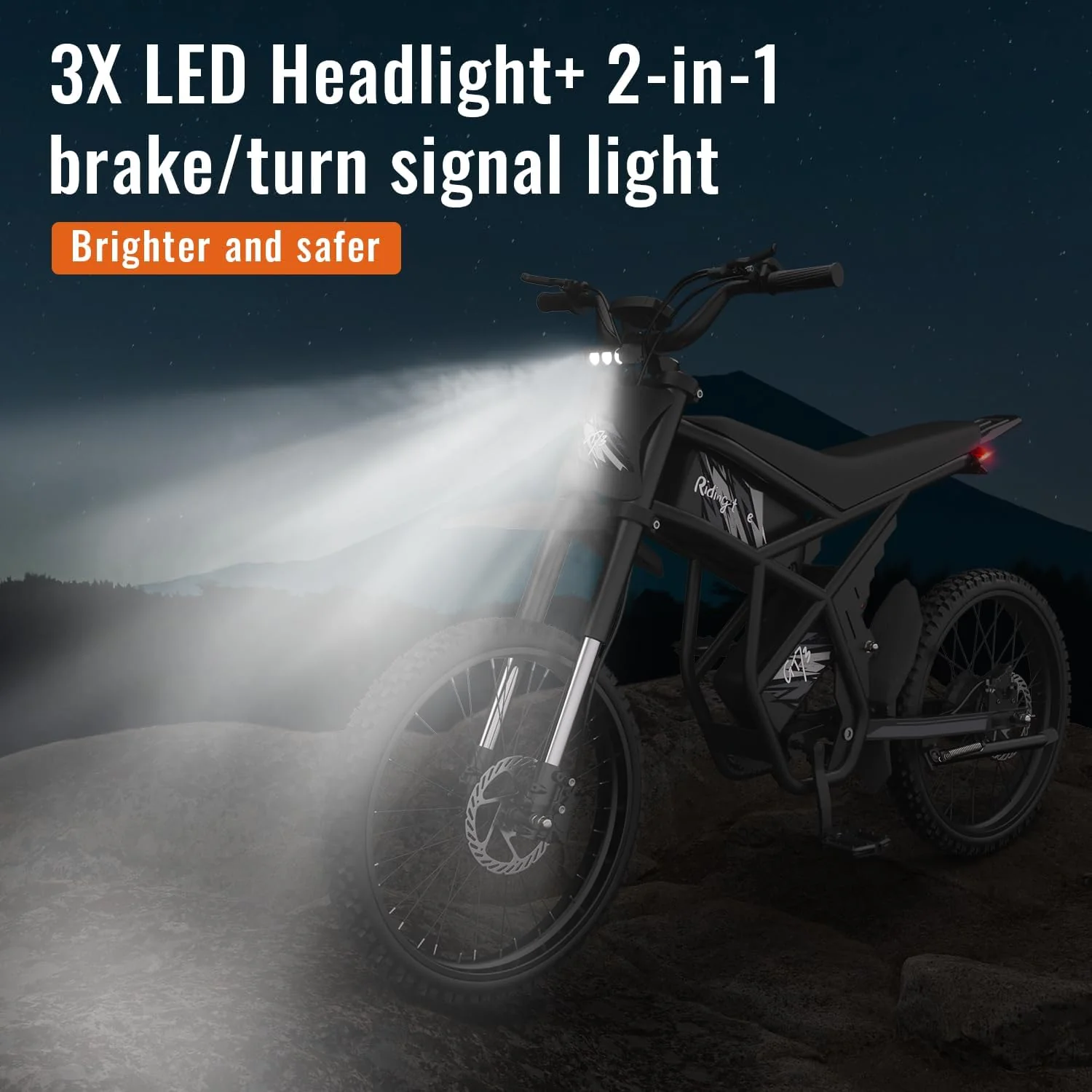 Gyroor 2400W Electric Dirt Bike Trail Rider Essentials Kit - Image 8
