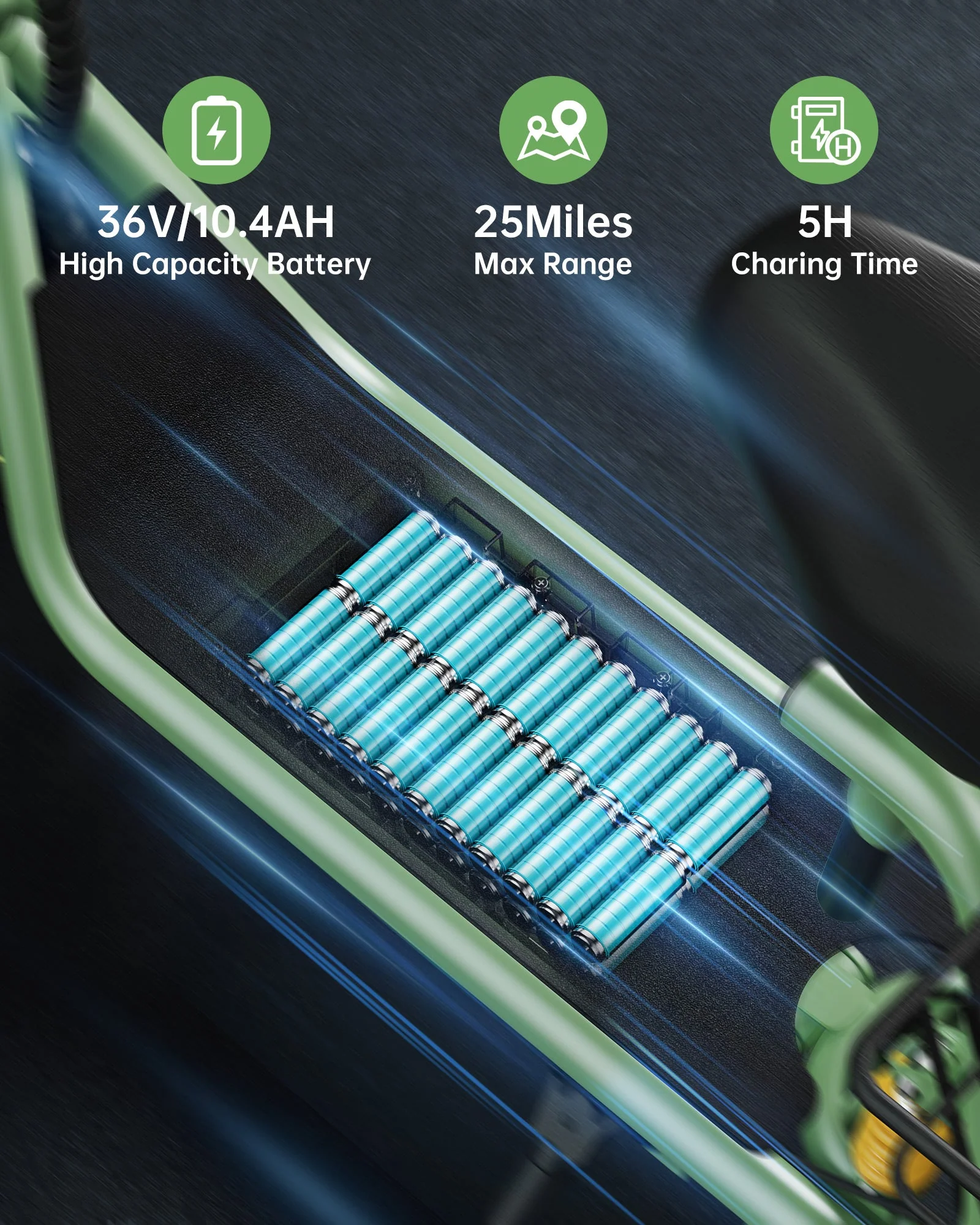Gyroor C1 Pro 800W Scooter – Dual Baskets for Cargo & Pets - Image 4
