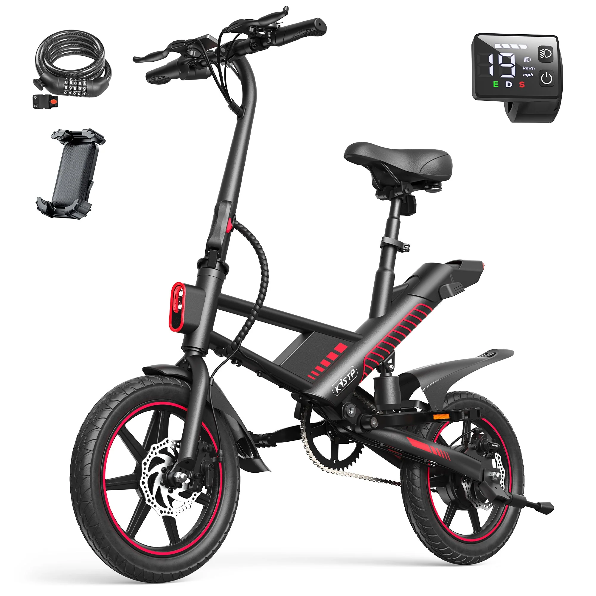 Gyroor C3 Electric Bike 700W with 14" Tires - Image 3