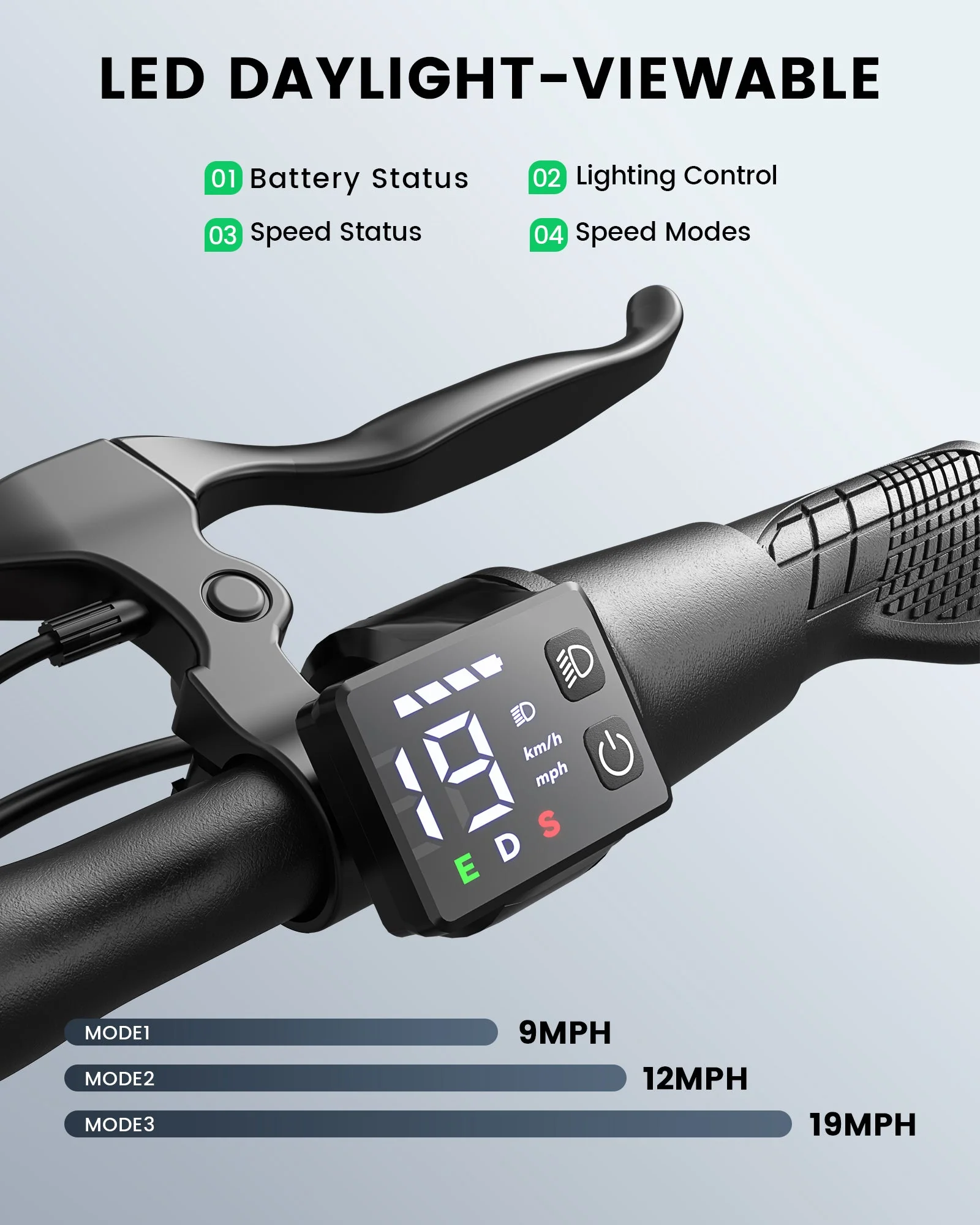 Gyroor C3 Electric Bike 700W with 14" Tires - Image 5