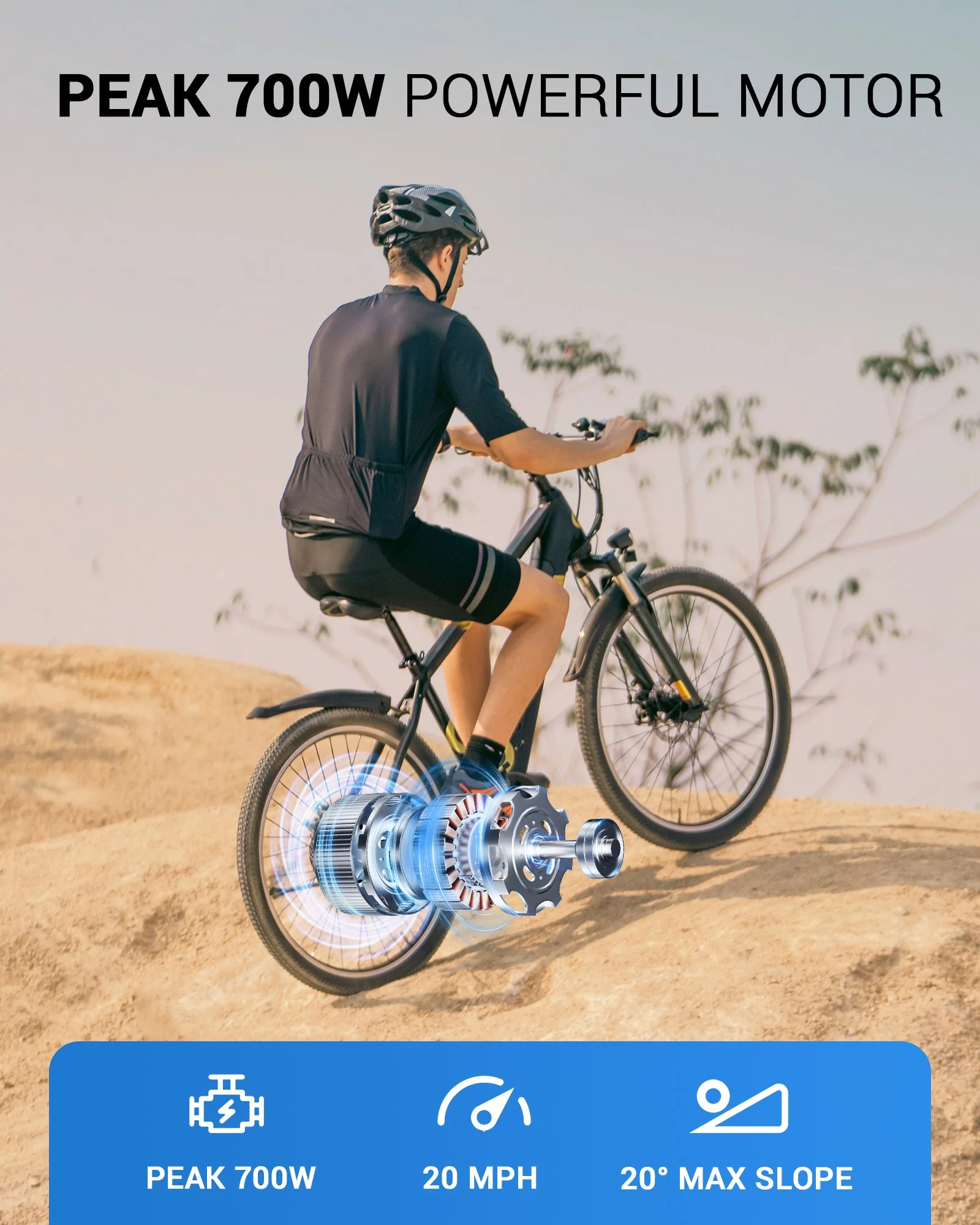 Gyroor EB263 Electric Bike Trail Rider Essentials Kit - Image 10