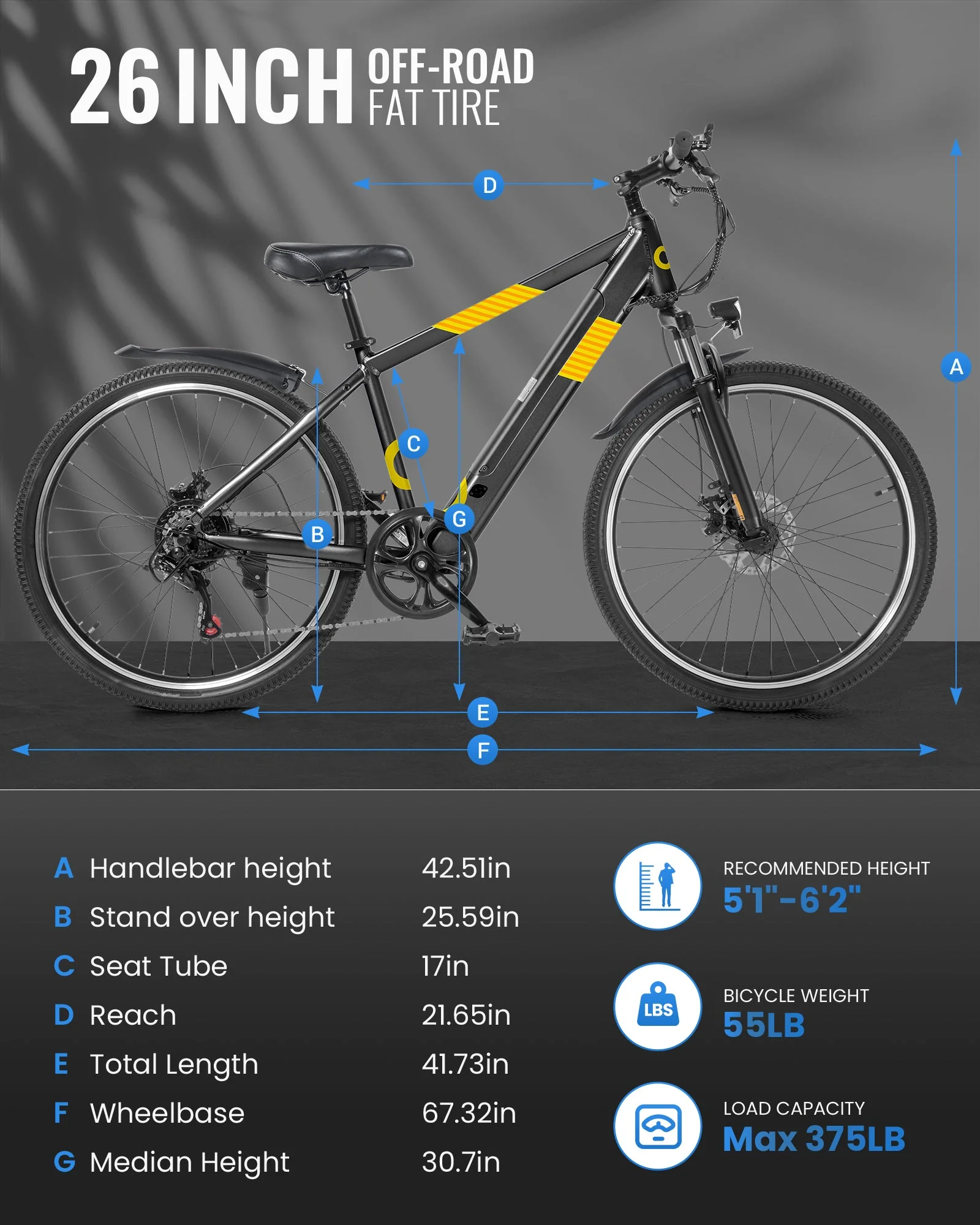 Gyroor EB263 Electric Bike Trail Rider Essentials Kit - Image 15