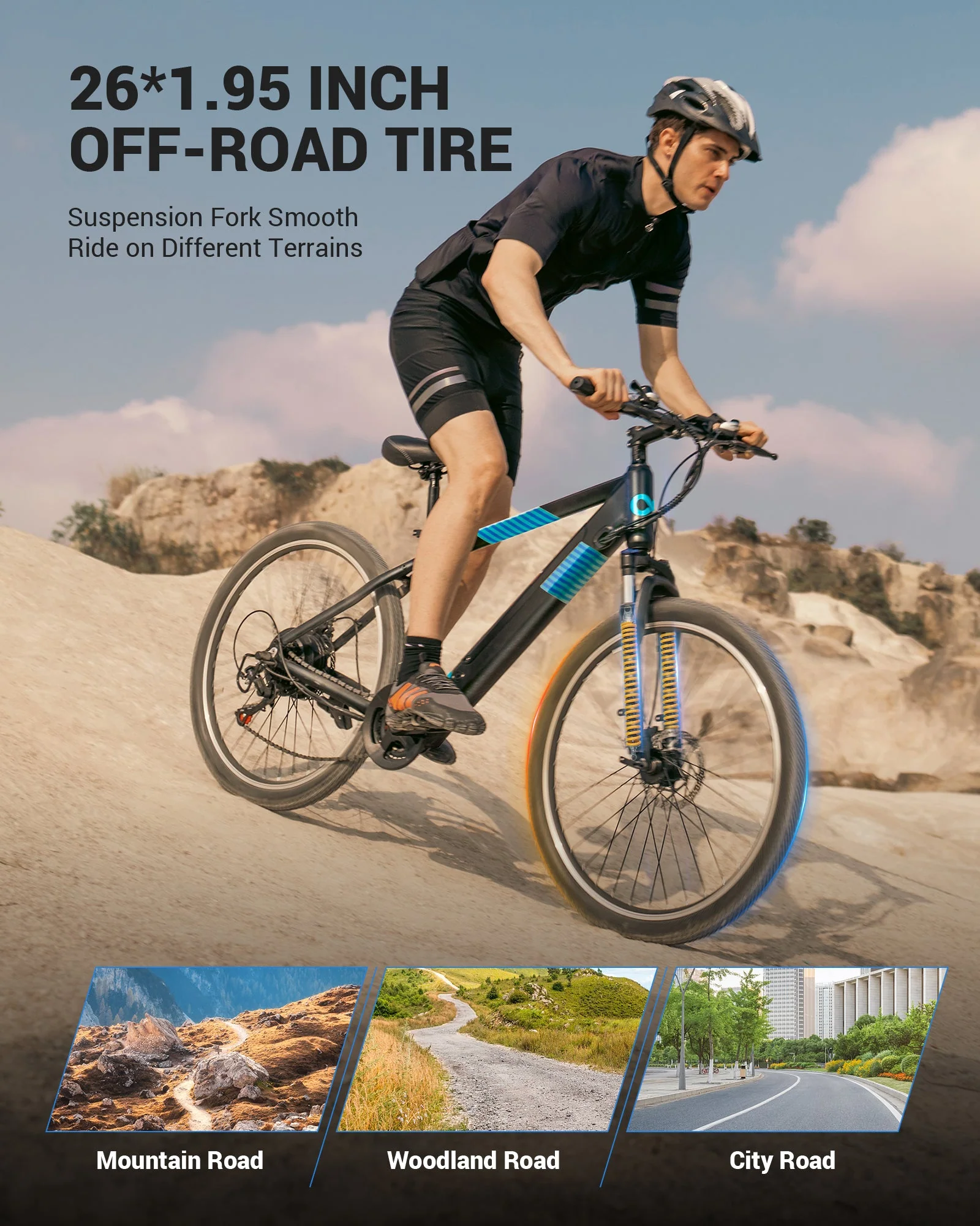 Gyroor EB263 Electric Bike Trail Rider Essentials Kit - Image 4