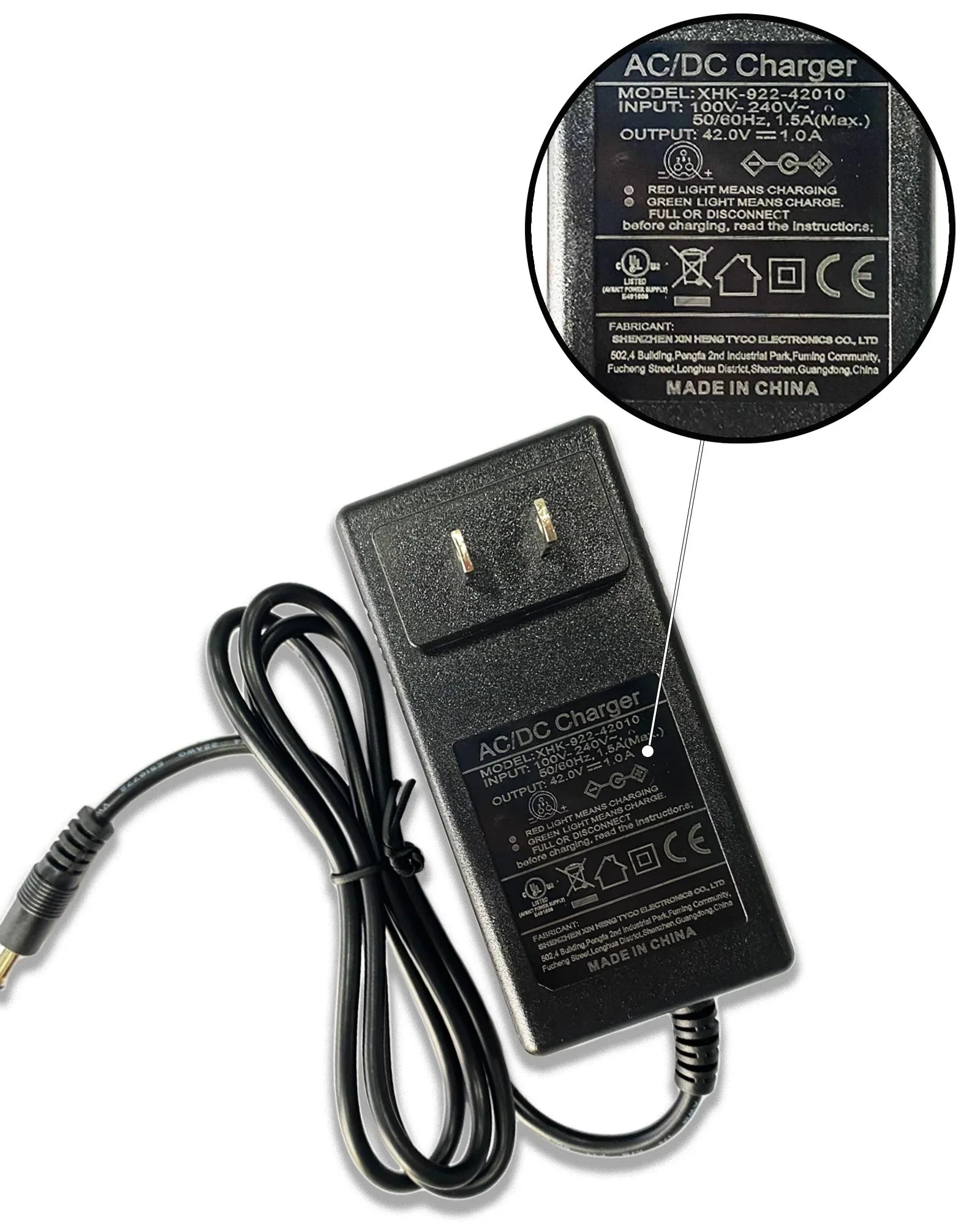 Gyroor Electric Scooter / Bike Charger - Image 8