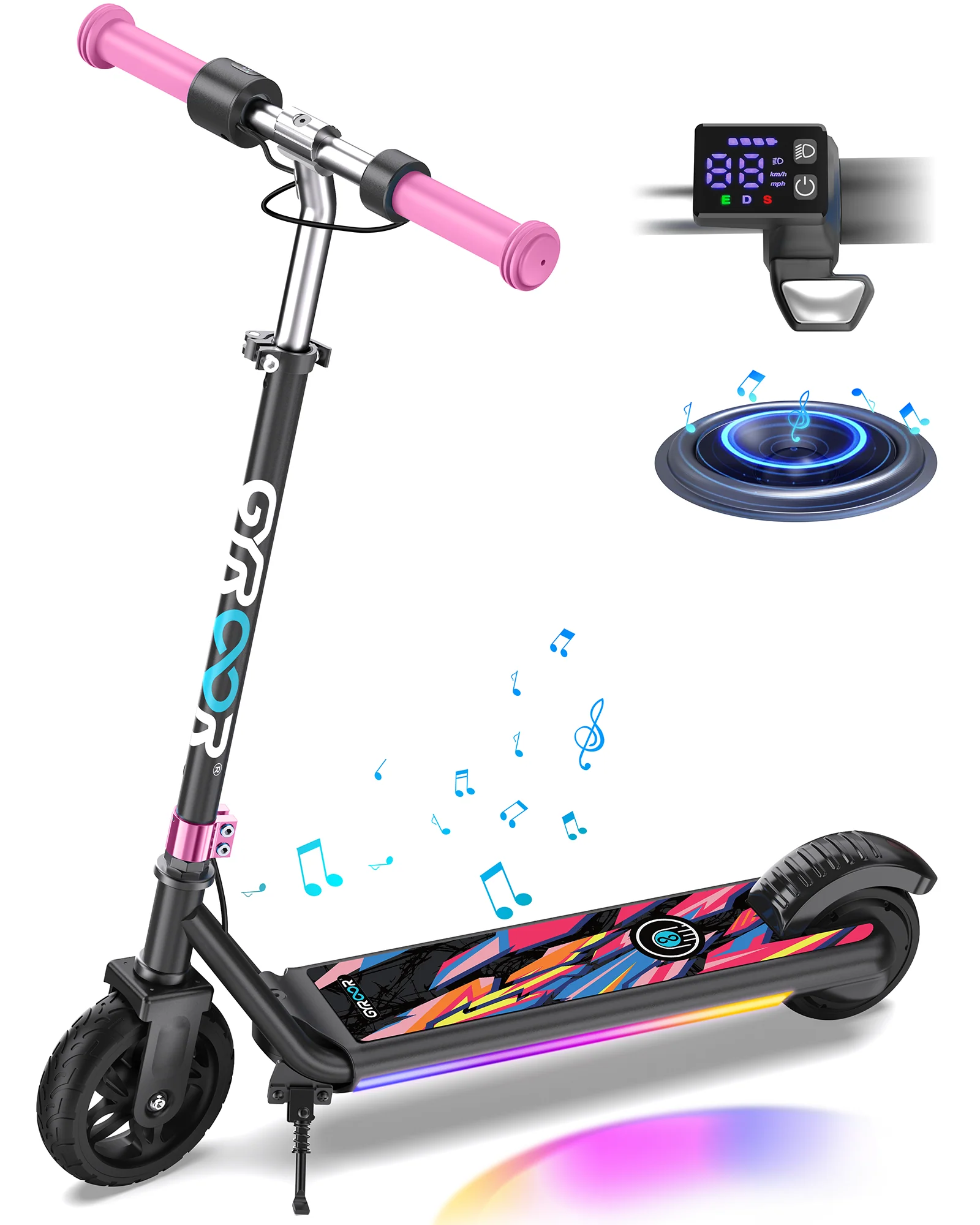 Gyroor H30Max Electric Scooter for Kids (Ages 6–12) - Image 3