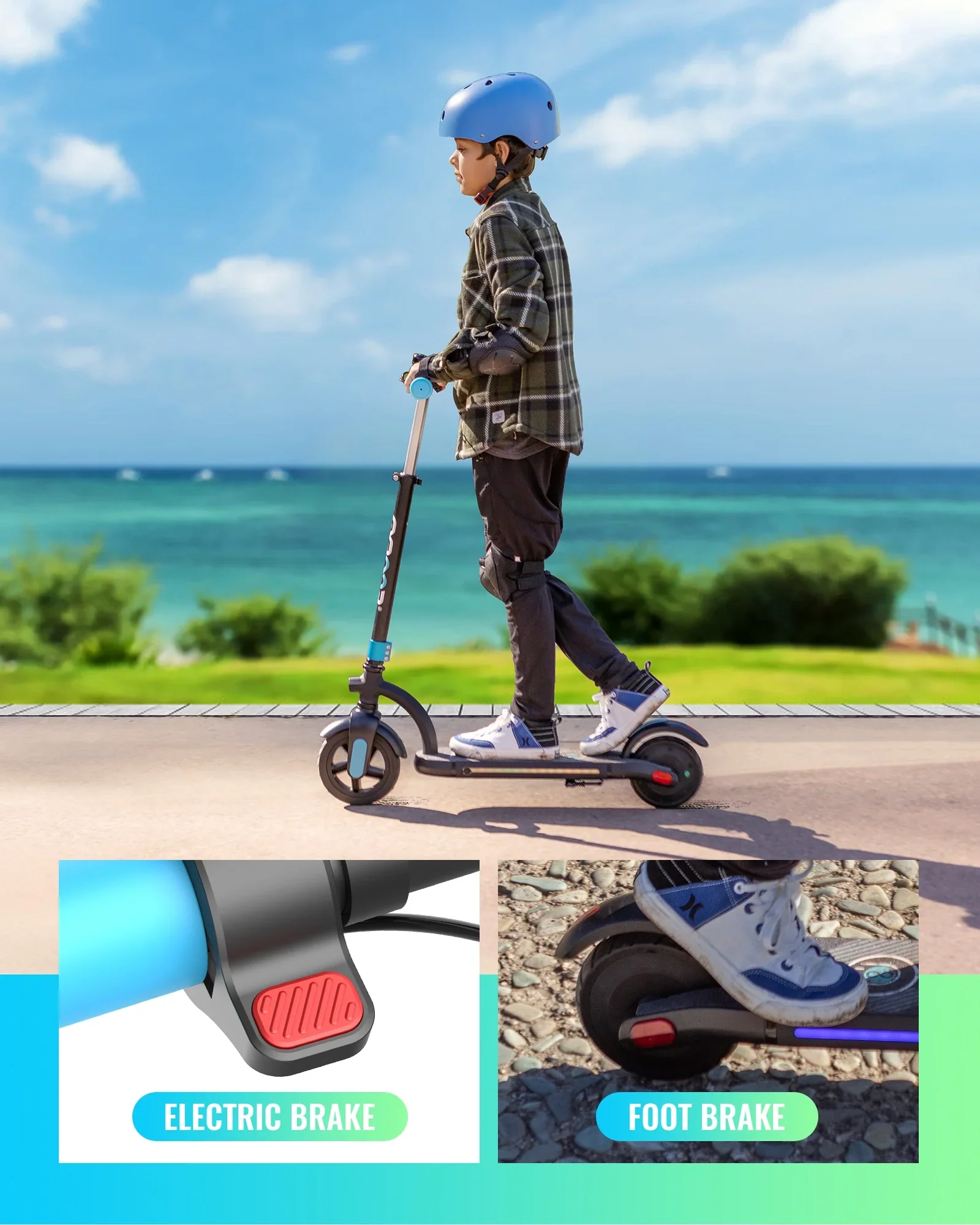 Gyroor H40 Electric Scooter For Kids and Teens Ages 8-14 - Image 6