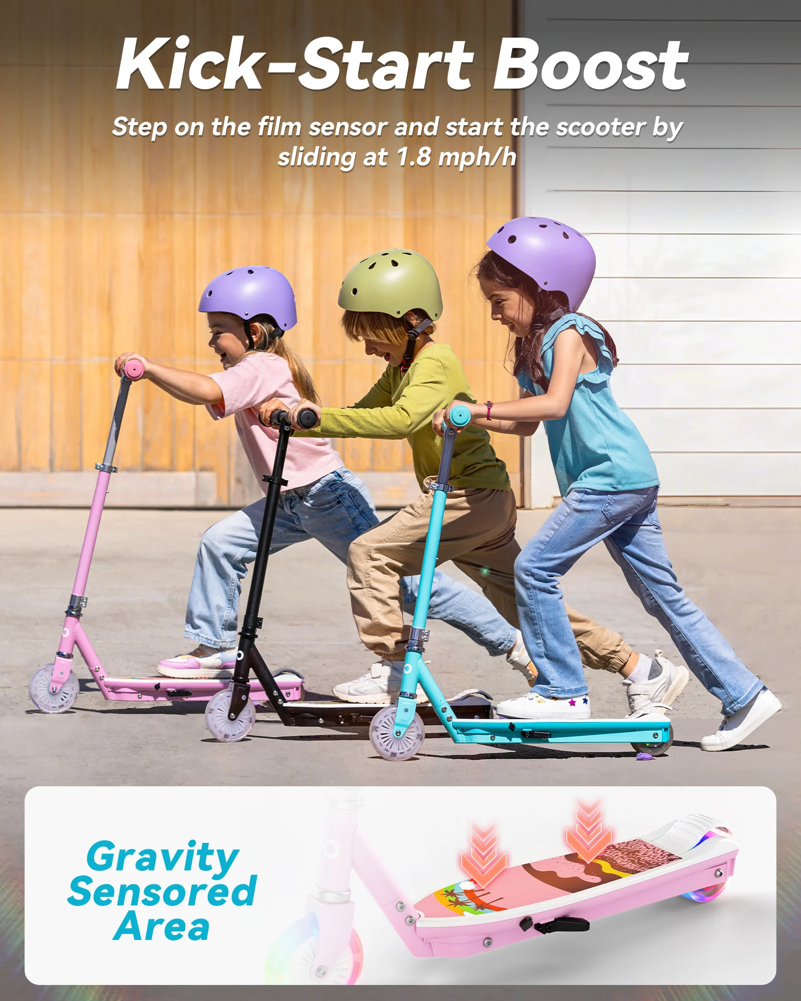 Gyroor KS2 Kids Electric Scooter For 6-12 Years Old - Image 5