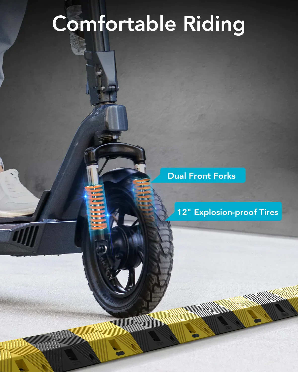 Gyroor X3 Foldable Electric Scooter 700W Commuter Essentials Kit - Image 5