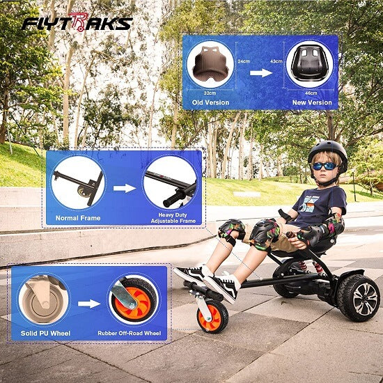 Gyroor K2 Balancing Scooter Go Kart Attachment with Shock Absorption - Image 7