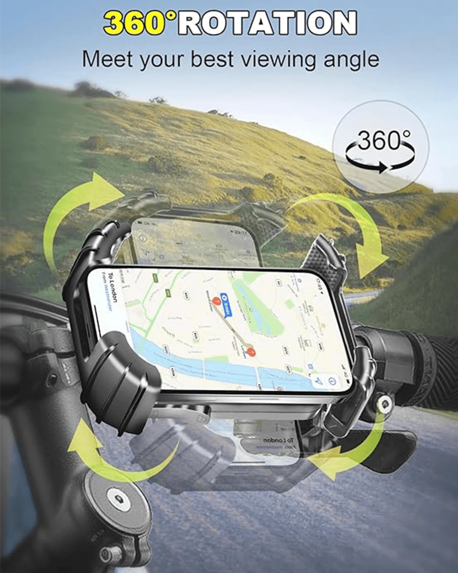 Phone Holder For EBike and EScooter【3S Quick Install】 - Image 4