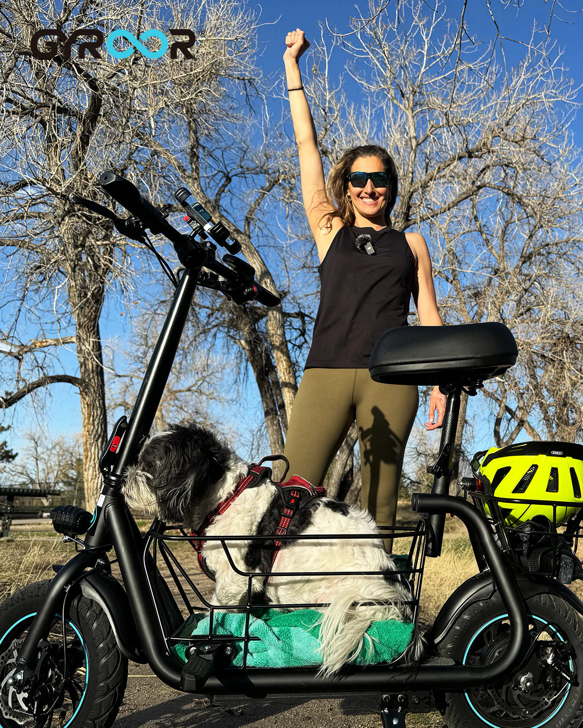 Safety Adjustable Dog Leash Designed Specifically for C1S Electric Scooter - Image 4